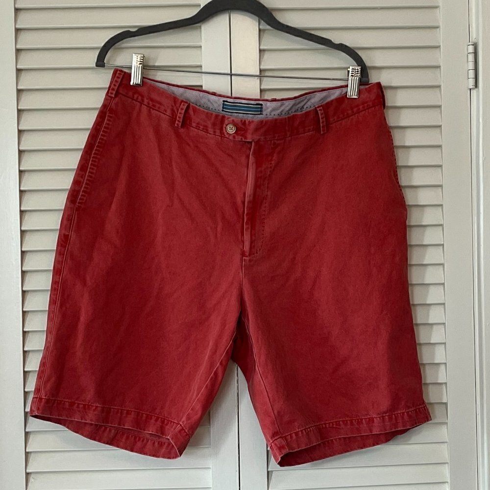 Peter Millar shorts coral 36 men 9 inch inseam